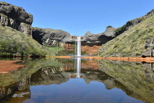 El Salto del Agrio en Caviahue.